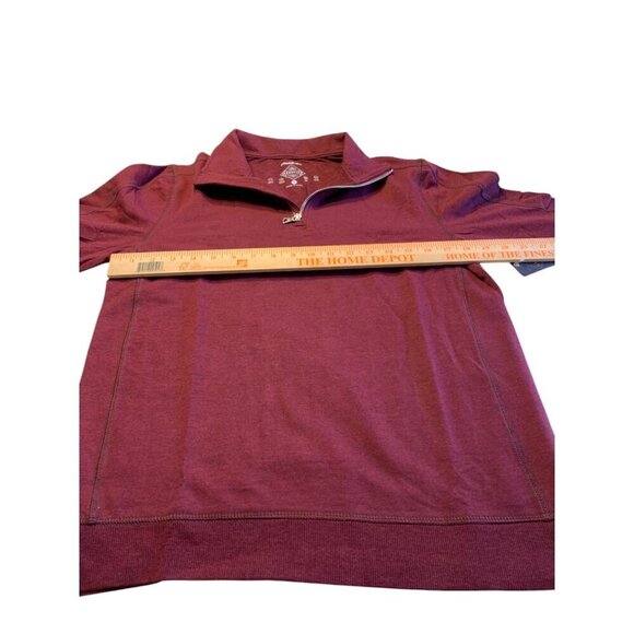 Flag & Anthem Madeflex All Day Stretch 1/4 Zip Maroon Size Small - Picture 3 of 8